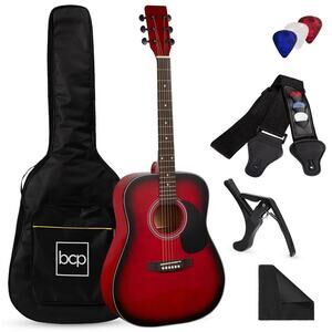 BCP Red Guitar w/ Case